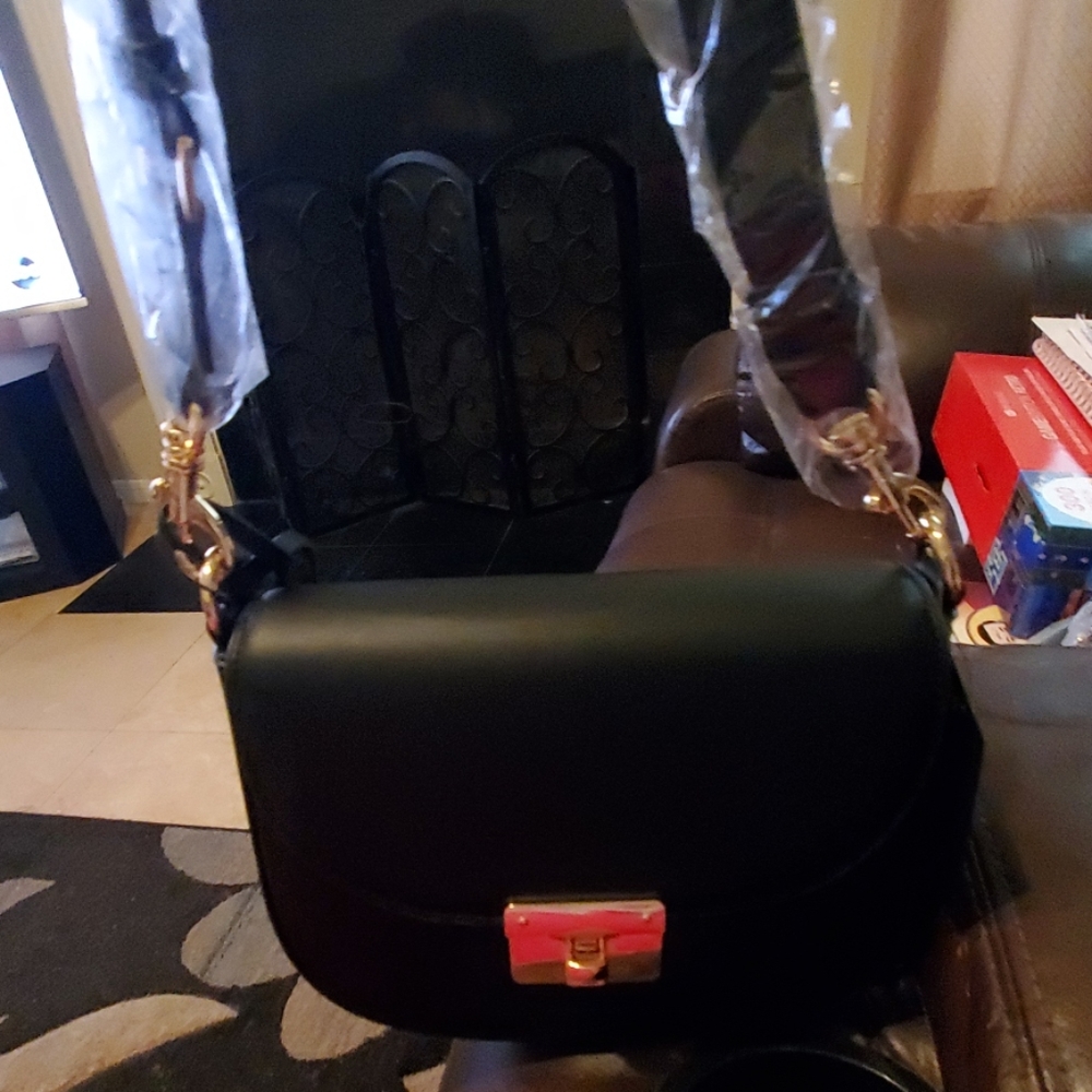 Black crossbody bag